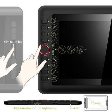 XP-PEN XP-PEN Artist 12 Pro Grafiktablett mit Display Grafiktablett (12)