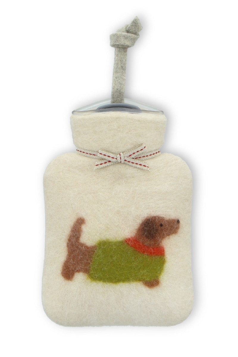Dorothee Lehnen Wärmflasche Mini-Wärmflasche - PULLOVERDACKEL - peyote/cactus