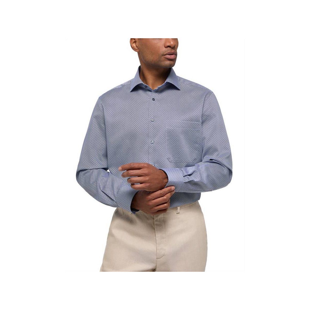 Eterna Angabe) (keine 1-St., Angabe, marineblau keine Unterhemd
