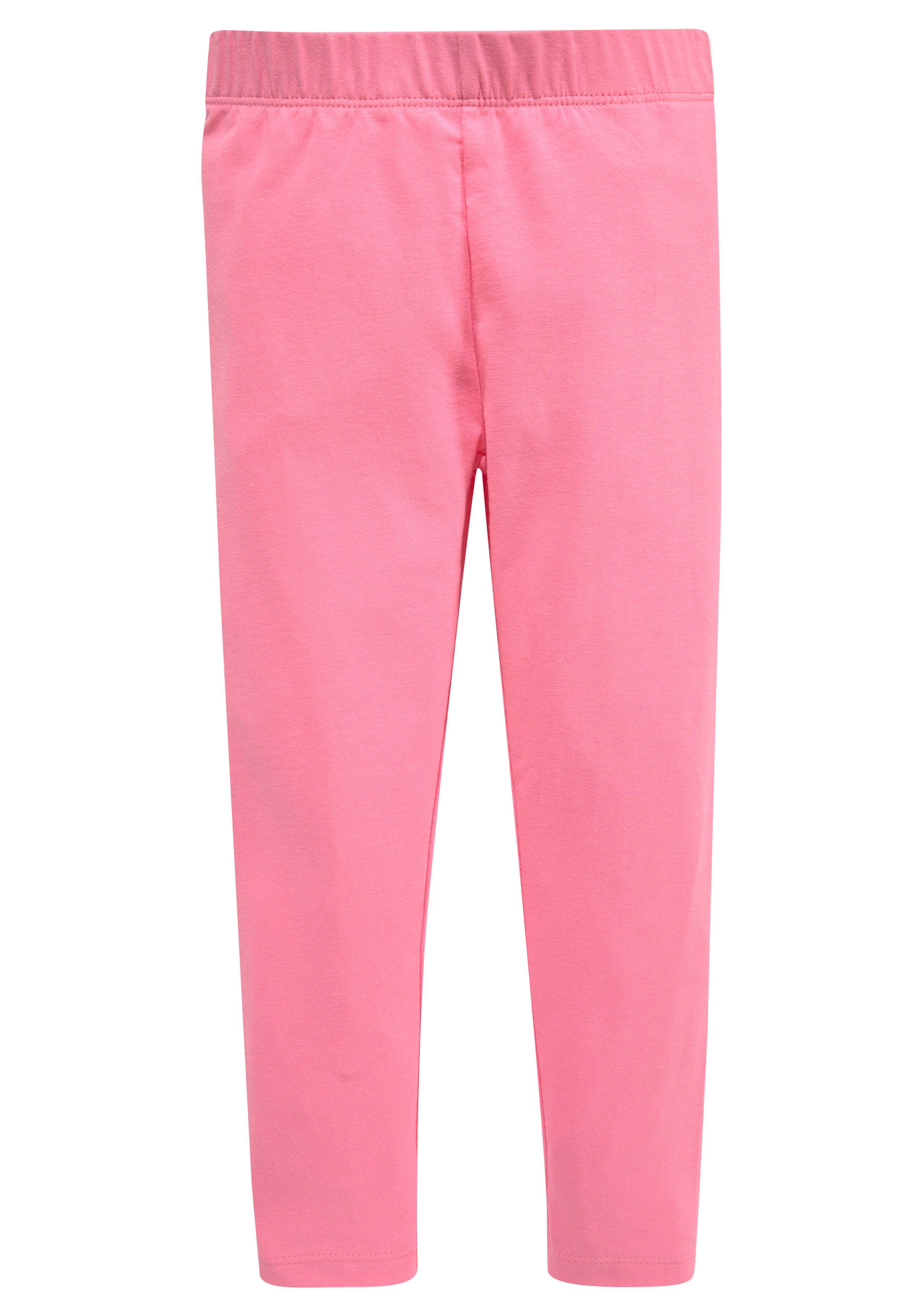 KIDSWORLD Leggings 3er Pack Leggings für kleine Mädchen (Packung, 3-tlg., 3) mit unterschiedlichen Mustern und Farben