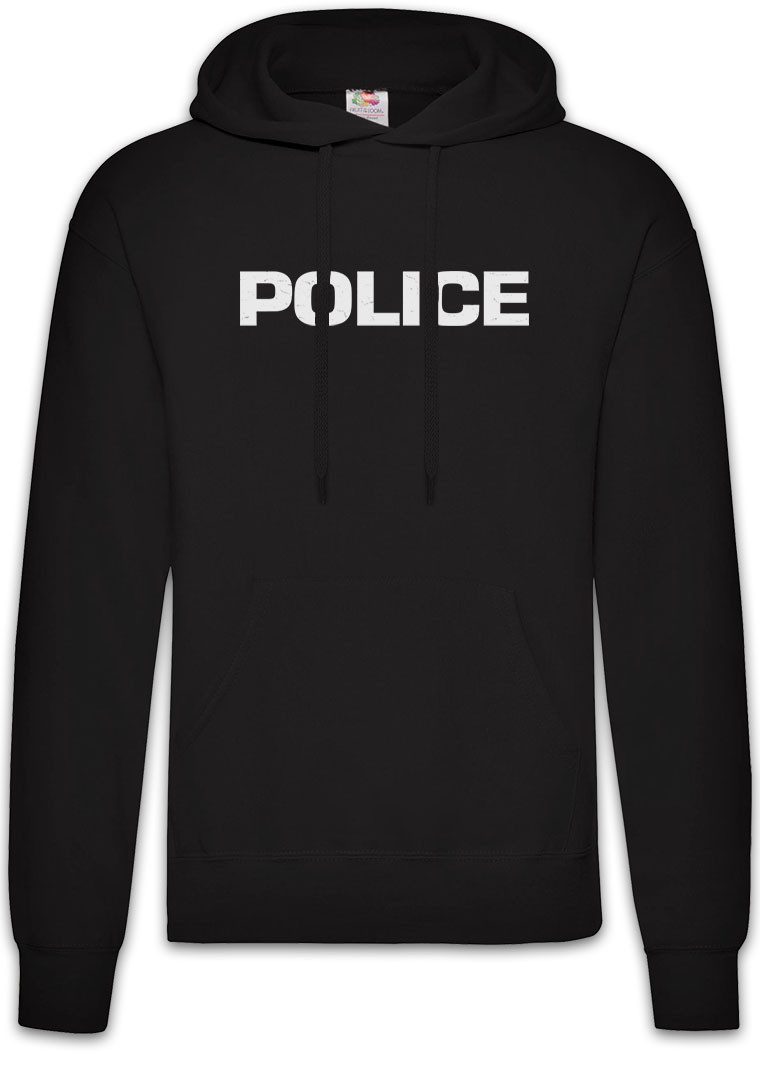 Hoodie Police Herren Hoodie Beer Fun Kostüm Polizei Security Fasching