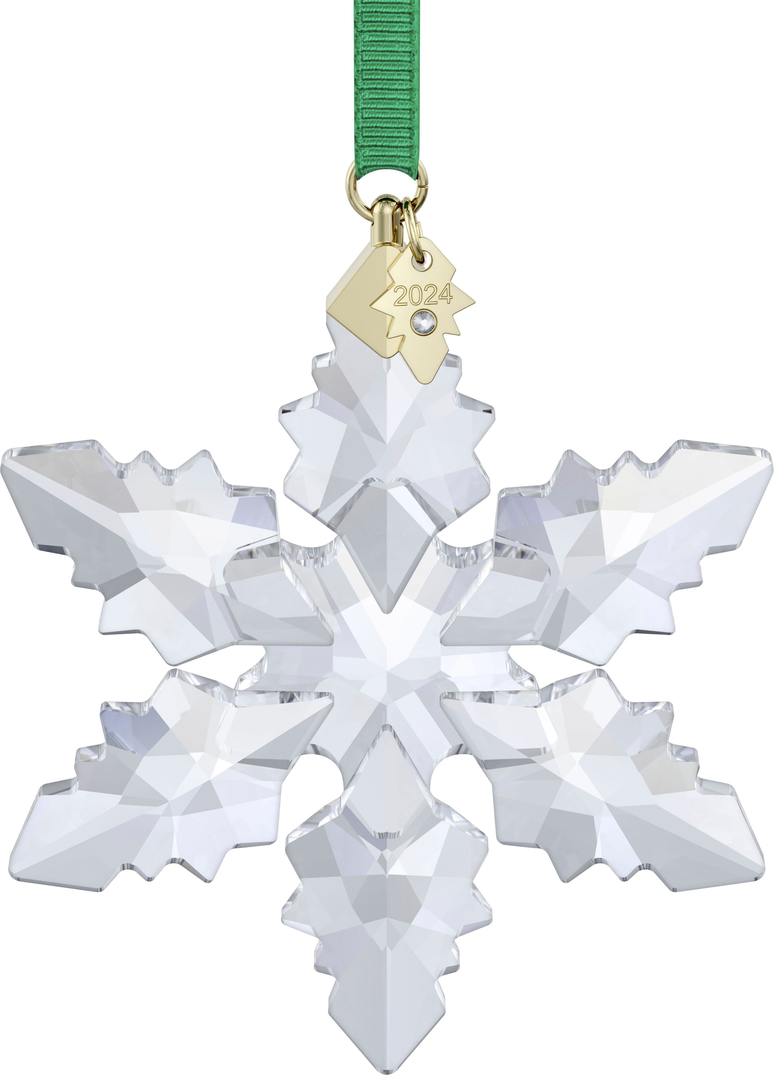 Swarovski Weihnachtsfigur Deko Sammelfigur Annual Edition Ornament 2024 Schneeflocke, 5661079 (1 St), Swarovski® Kristall