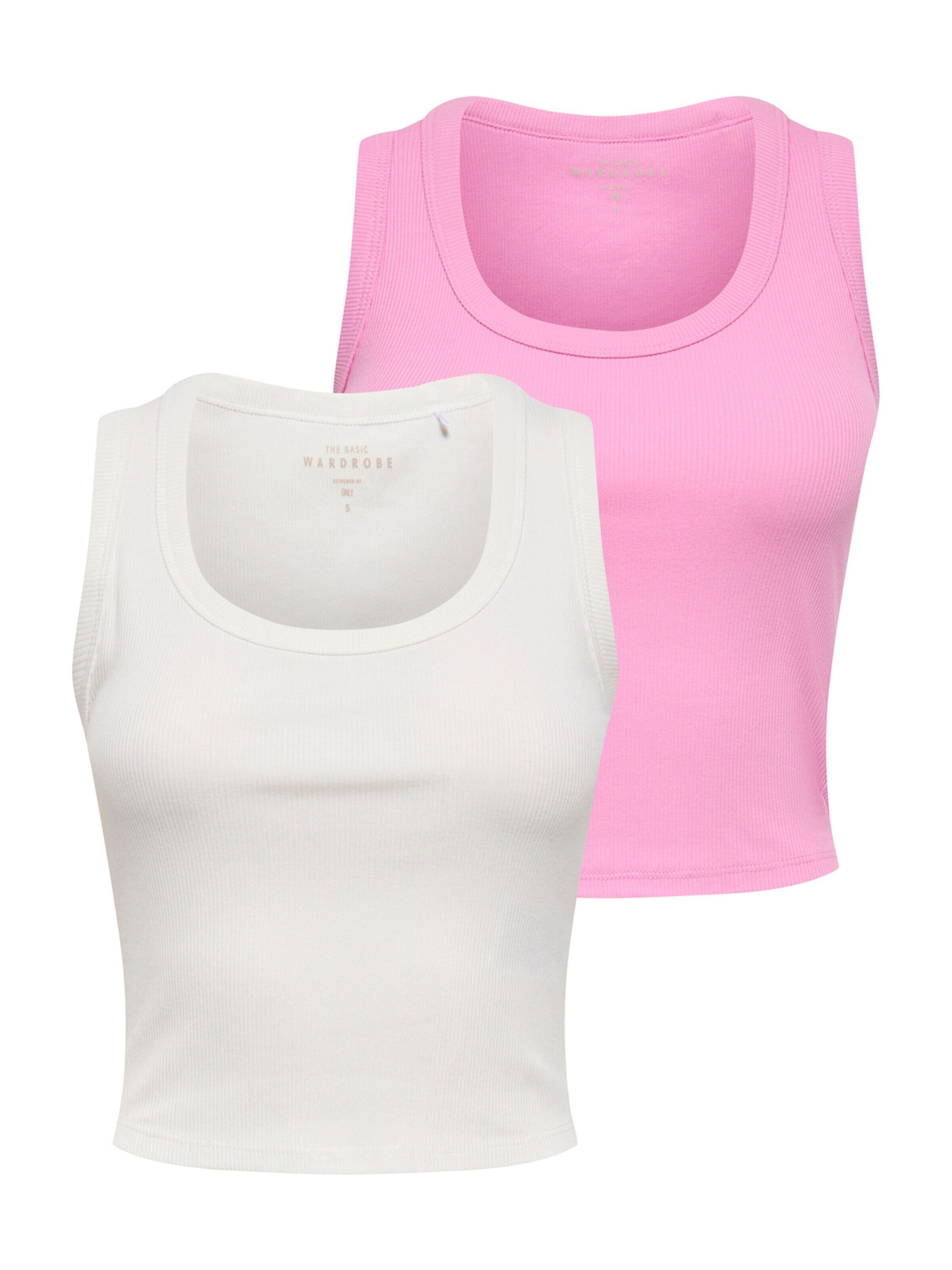 ONLY Shirttop ONLEASY (2-tlg) Plain/ohne Details – Bild 4 von 5
