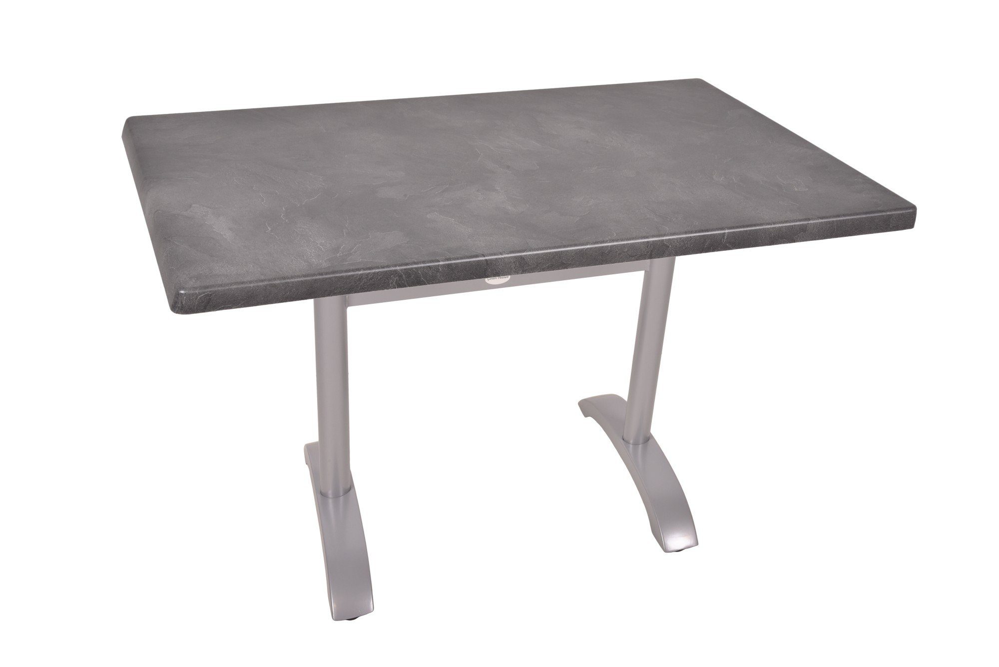 Garden Pleasure Gartentisch, Bistrotisch Set Dark Slate 120x80cm