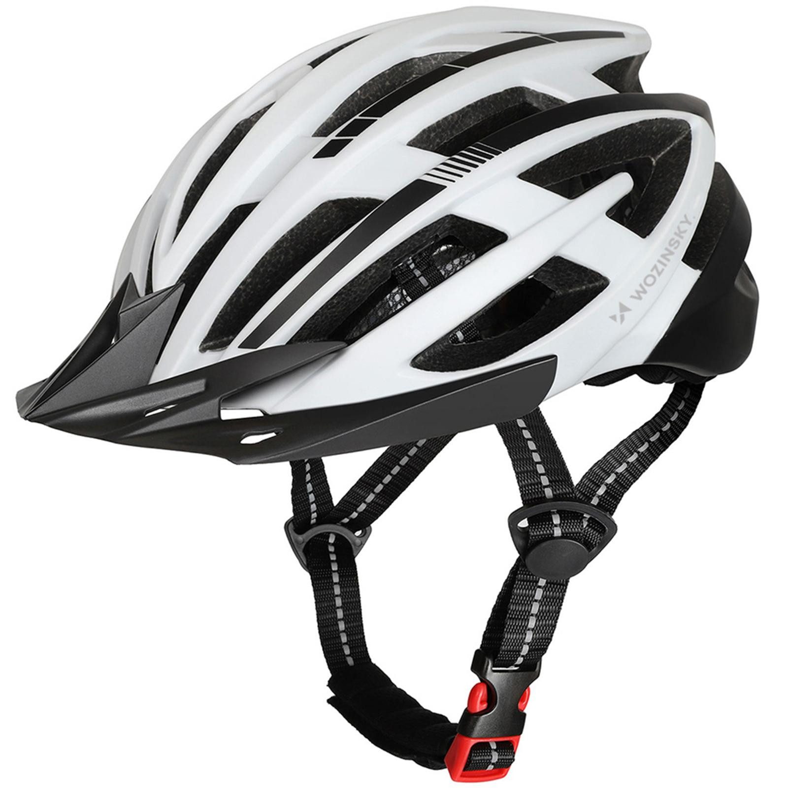 Fahrradhelm HT-28VCB Größe M in Schwarz-Weiss