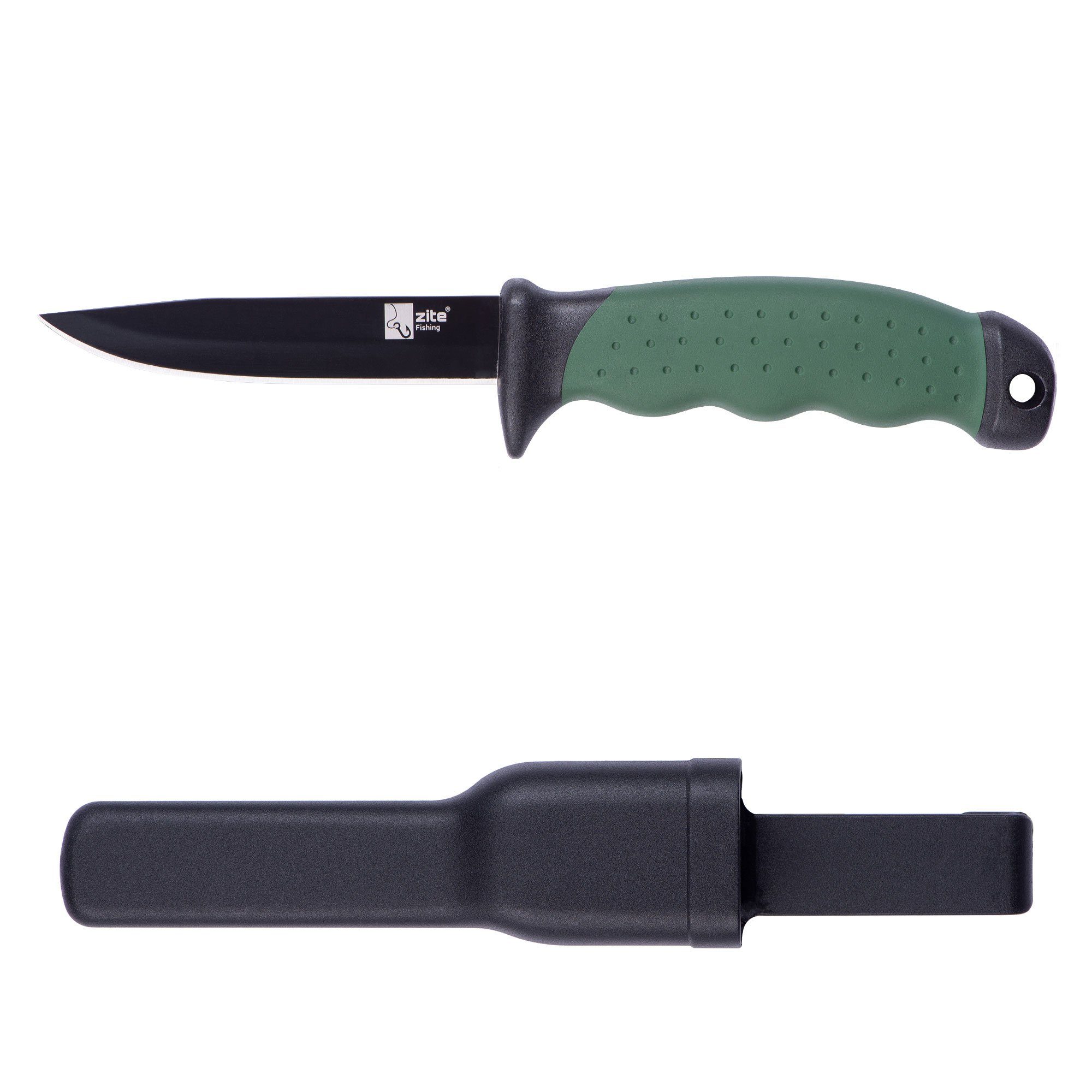 Zite Anglermesser 3-in-1 Angelwerkzeug-Set: Messer, Alu-Töter, Lösezange