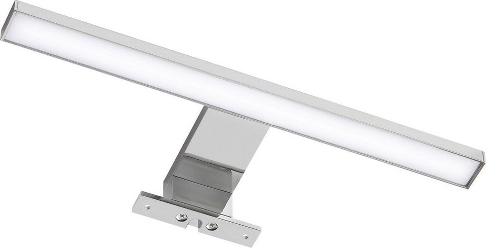 PELIPAL LED Spiegelleuchte Quickset 328, LED fest integriert, Kaltweiß,  Breite 30 cm, Lichtfarbe kaltweiß, Aufbauleuchte chrom Glanz