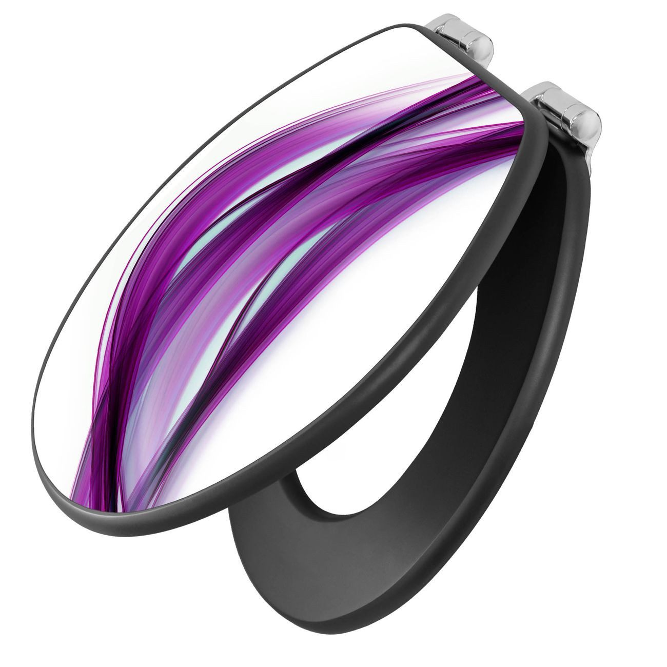 banjado WC-Sitz Anthrazit Motiv Violet Element günstig online kaufen