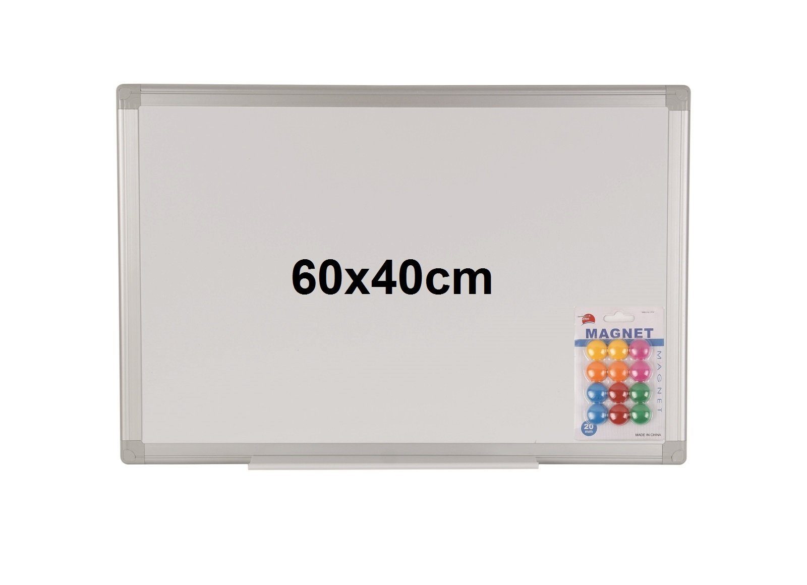 Memoboard (Spar-Set, Notizzetteln Steelboxx Whiteboard zum 12 (inkl. Magnete Wandtafel Anheften +12 von Präsentationstafel, Magnettafel Magnete) 1-tlg),