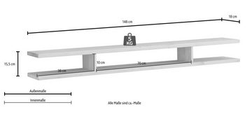 Home affaire Wandregal, Breite 148 cm