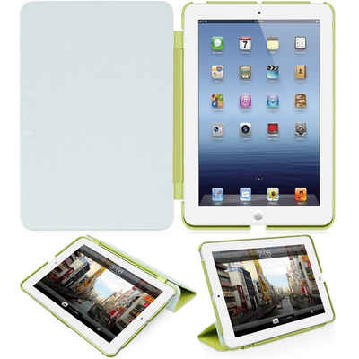 Macally Tablet-Hülle Klapp-Tasche Cover Ständer Schutz-Hülle Grün, Smart Folio für Apple iPad mini 1 2 3 Gen, Stand-Funktion, leicht