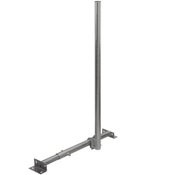 PremiumX BASIC X120-48F SAT Teleskop-Dachsparrenhalter 120cm Mast 48mm Blei SAT-Halterung