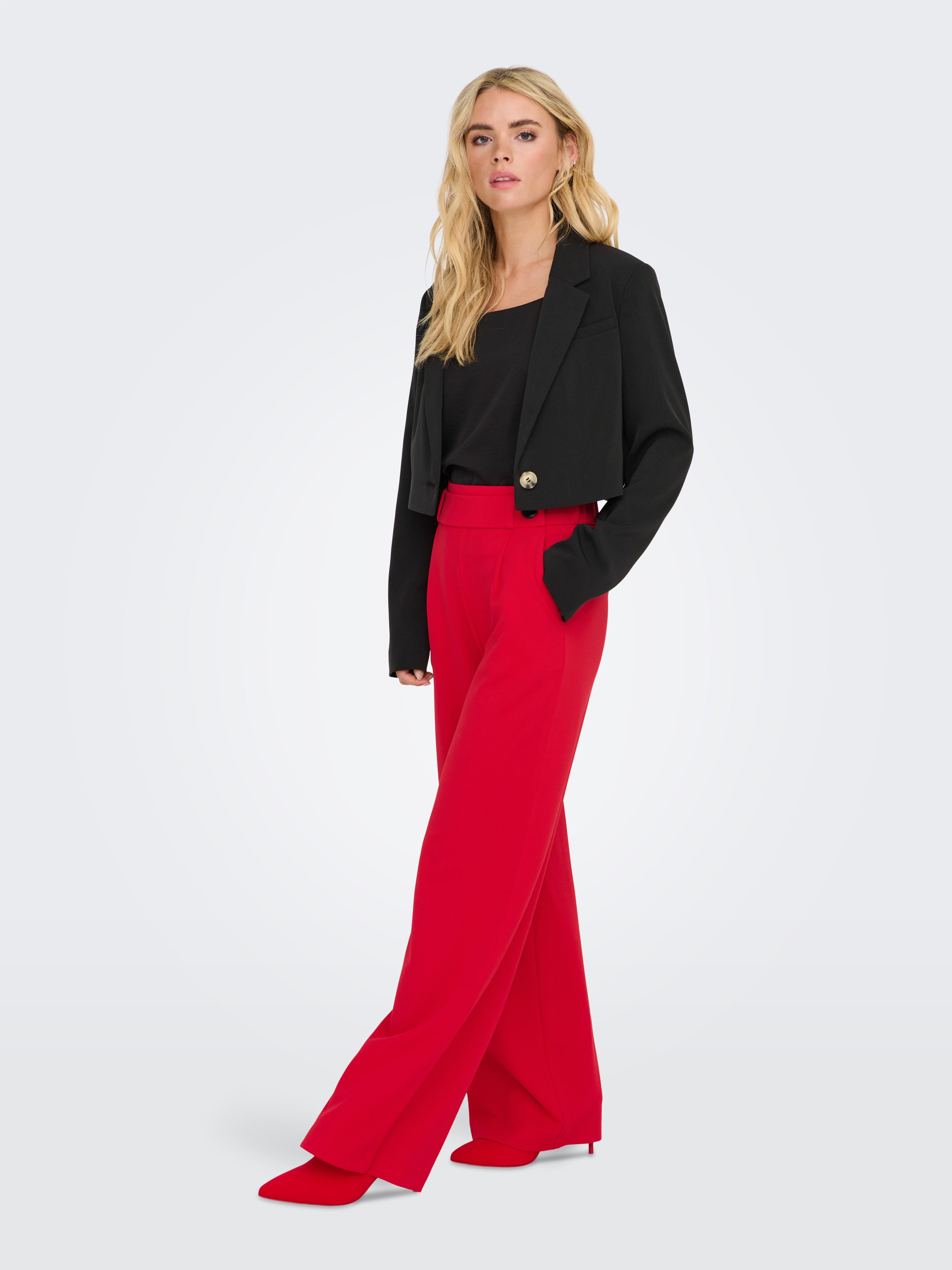 JDY Jerseyhose JDYGEGGO NEW LONG PANT JRS NOOS Materialmix
