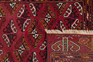 Orientteppich Turkaman 83x154 Handgeknüpfter Orientteppich / Perserteppich Läufer, Nain Trading, rechteckig, Höhe: 6 mm