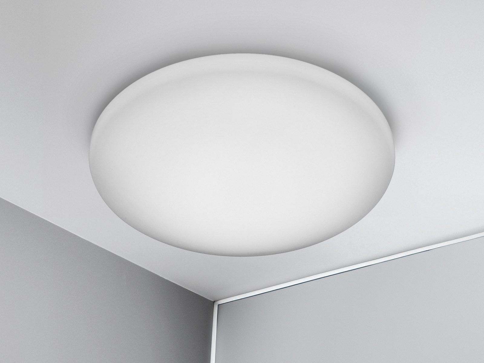 meineWunschleuchte LED Deckenleuchte, LED fest integriert, Warmweiß, kleine Deckenschale, Feuchtraumgeeignet - auch zur Wandmontage Ø 28cm