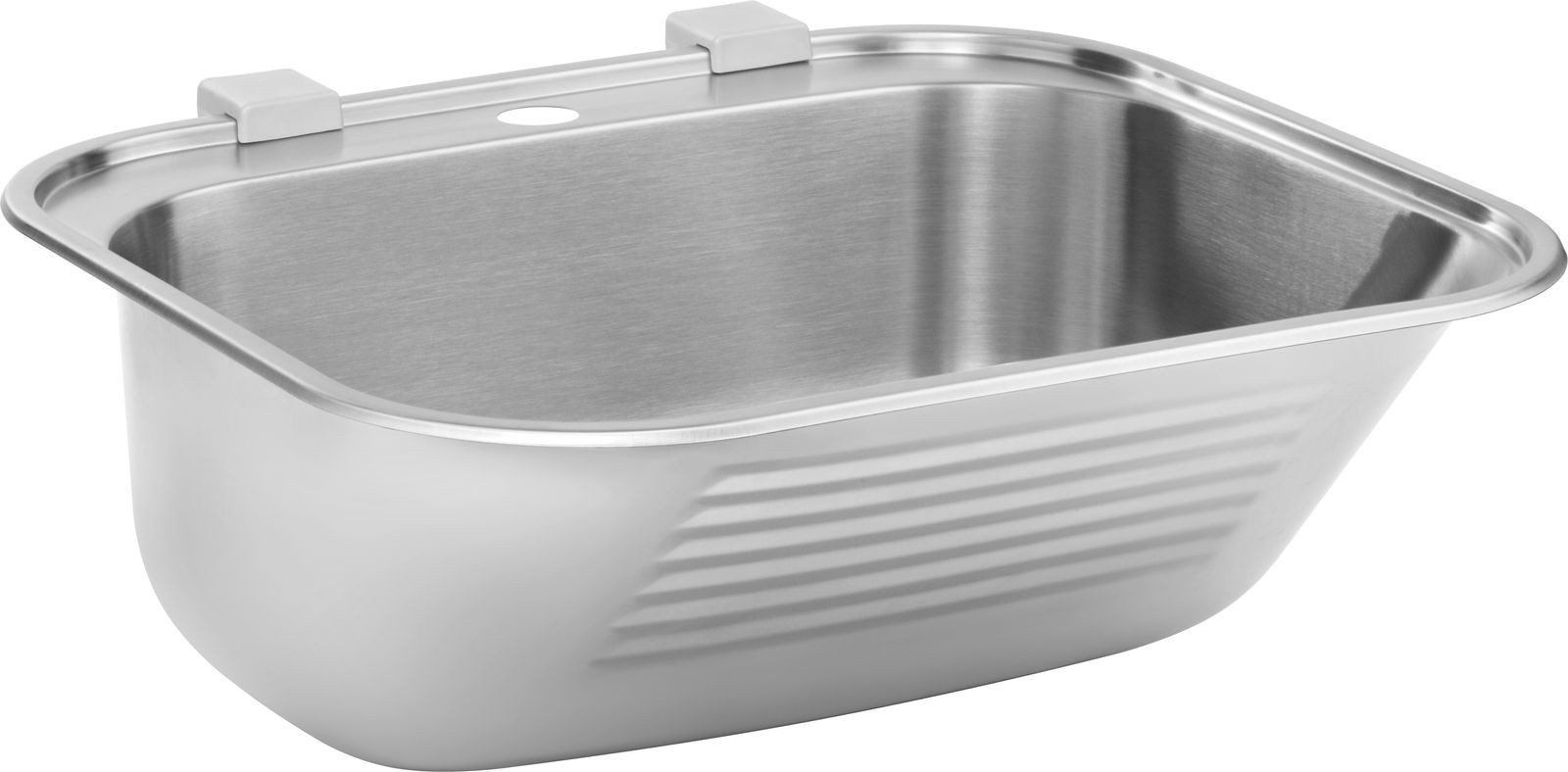 Deante Waschbecken Einbau oder Wandmontage Spülbecken 1-Becken, Satin