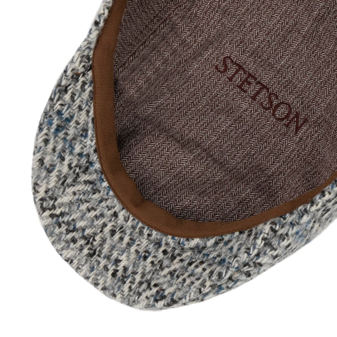 (1-St) in EU Schirmmütze mit Cap Schirm, the grau Flat Made Stetson