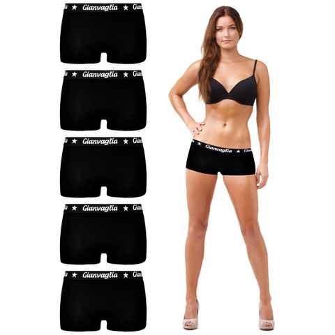 TEXEMP Boxershorts 5er - 10er Pack Damen Boxershorts Baumwolle Pants Unterhose Panty (5-St., 10er-Pack, 5er-Pack) Atmungsaktiv - Pflegeleicht