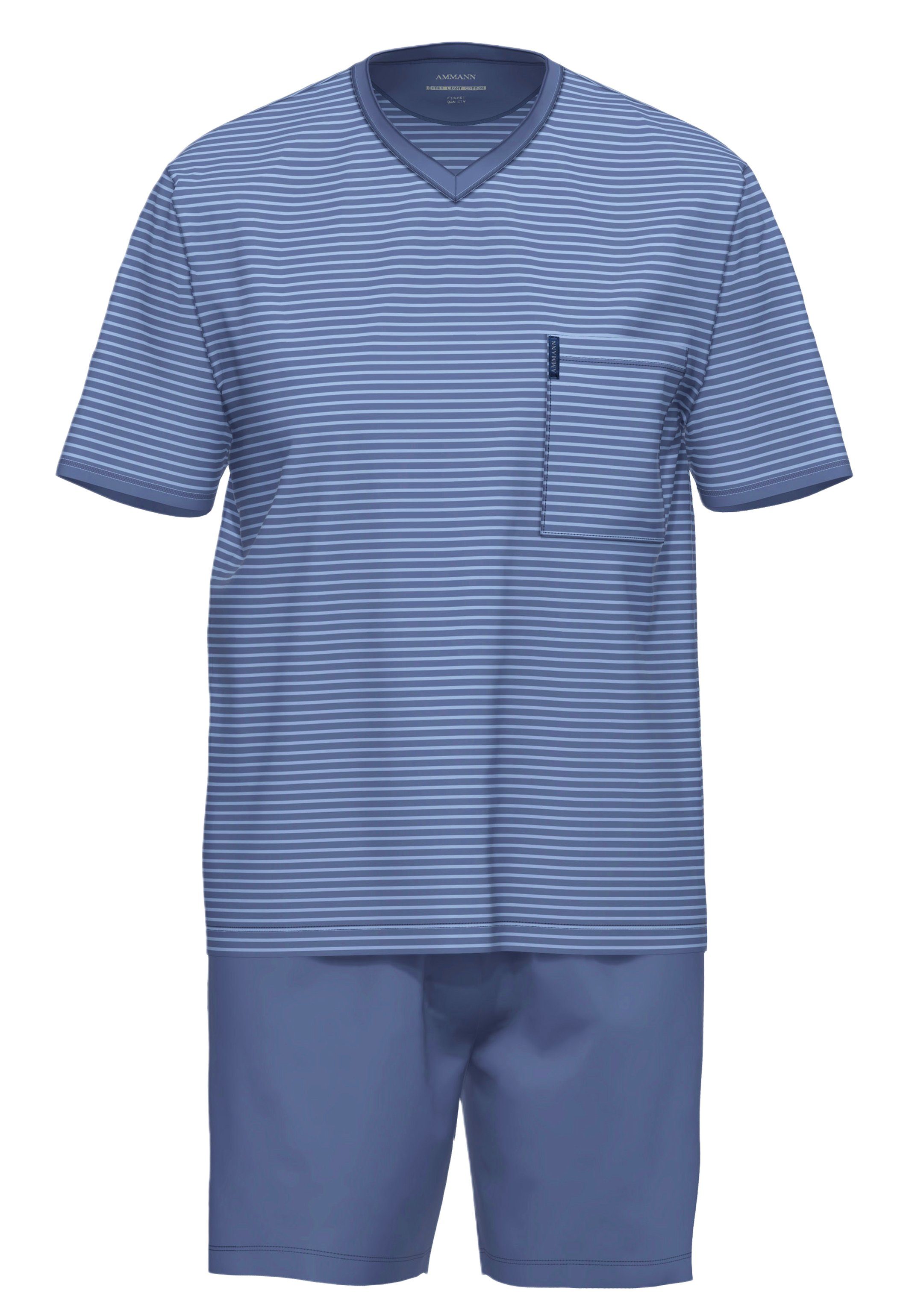 Ammann Pyjama Extra Light Cotton (Set, 2 tlg) Schlafanzug - Baumwolle - Atm günstig online kaufen