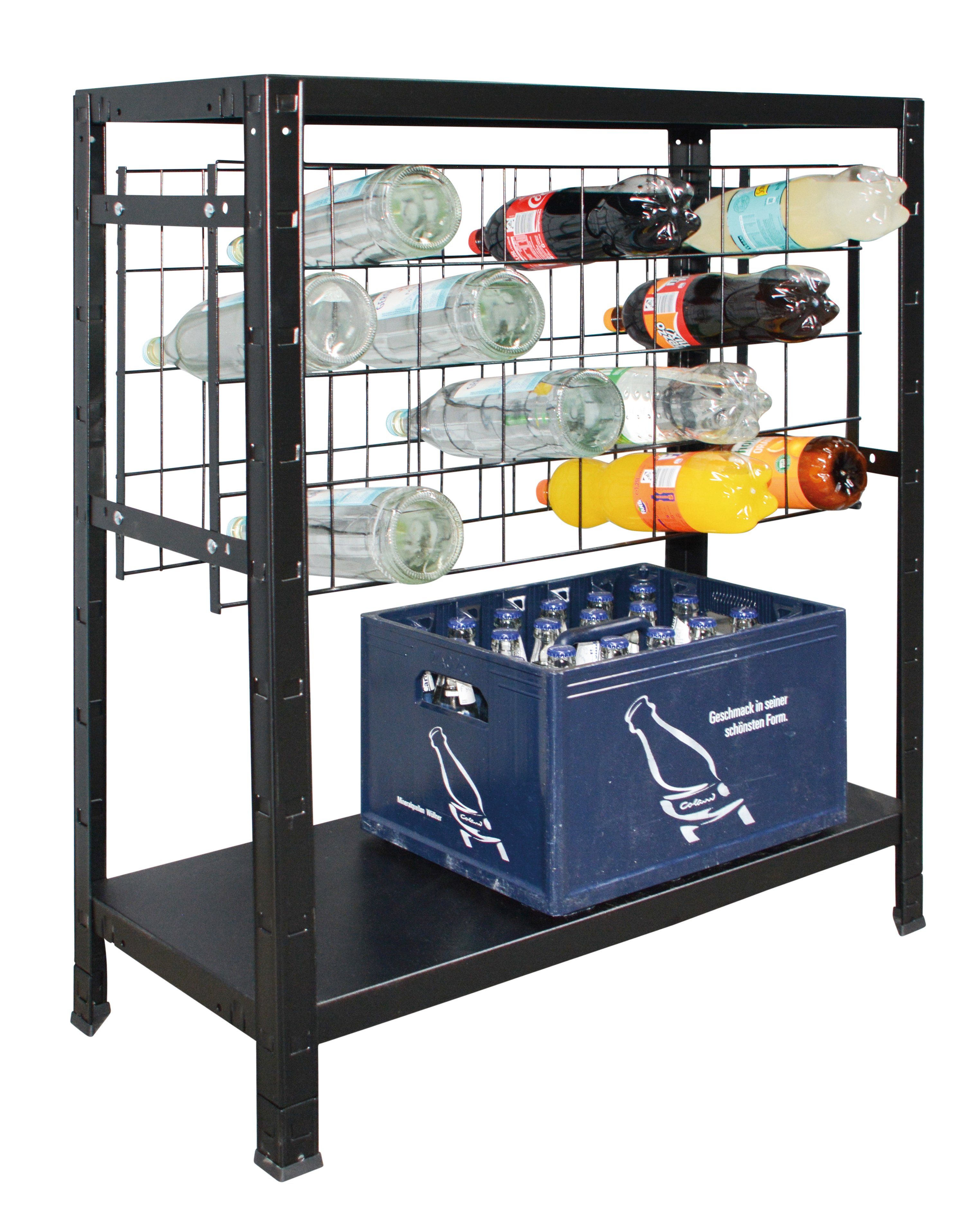 SCHULTE Regalwelt Weinregal für bis zu 32 Flaschen, 90x80x35 cm (HxBxT), sc günstig online kaufen