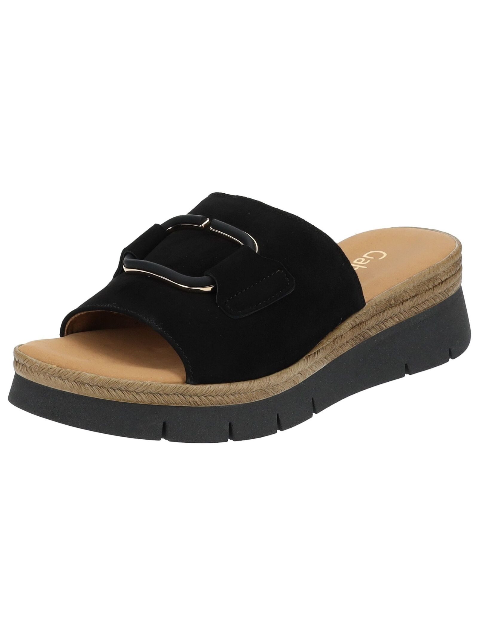 Gabor Pantoletten Veloursleder Pantolette günstig online kaufen