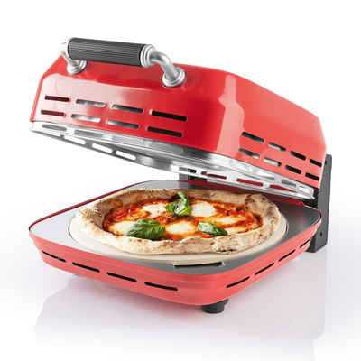 GOURMETmaxx Pizzaofen inkl. Pizzastein 400°C, Timerfunktion 3-4 Min Pizza fertig