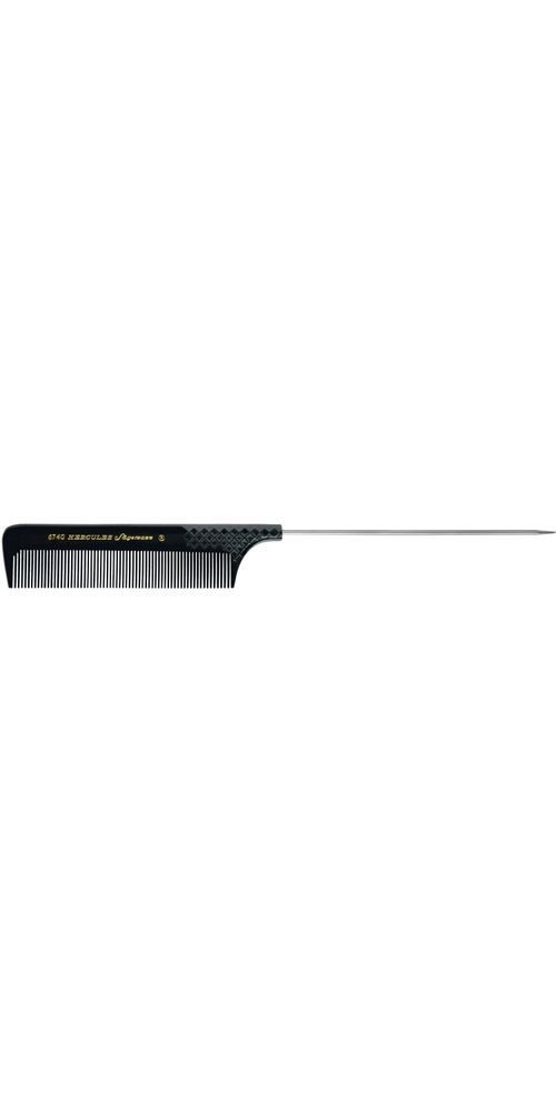 HERCULES Haarbürste Hercules Hercules Stielkamm fein, extra lang 9 1/2" 12mm