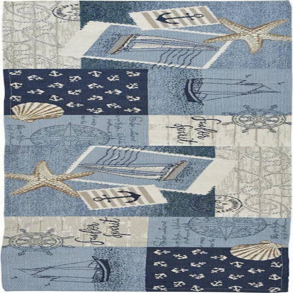 sander table + home Tischläufer Kleiner Gobelin Tischläufer Sailor Patch mit maritimen Muster