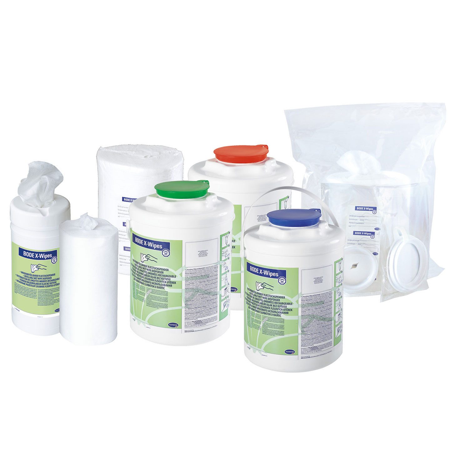 BODE X-Wipes Vliesrolle - 90 Tücher 1x90 Stück Reinigungstücher