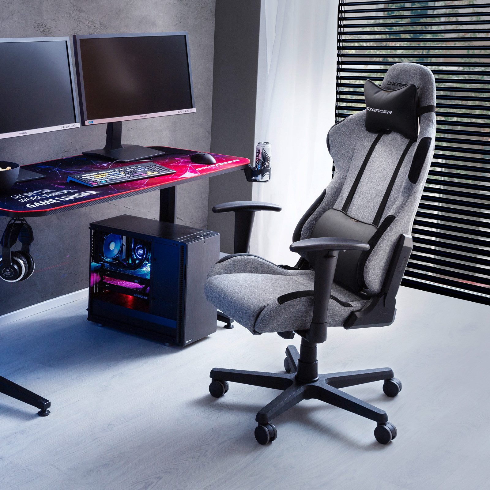 MCA living Bürostuhl DX Racer Gaming-Stuhl »L 4.2 Formula LFD01 GN«, Coolingpad 2D-Armlehne