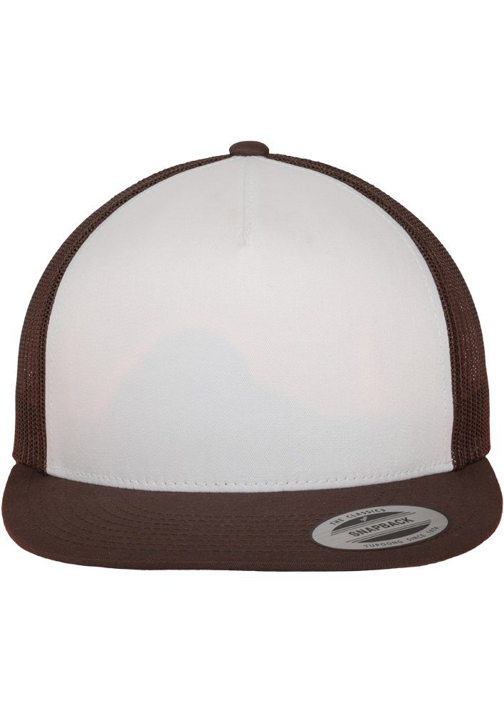 Flexfit Trucker brown/white/brown Classic Flex Cap Trucker