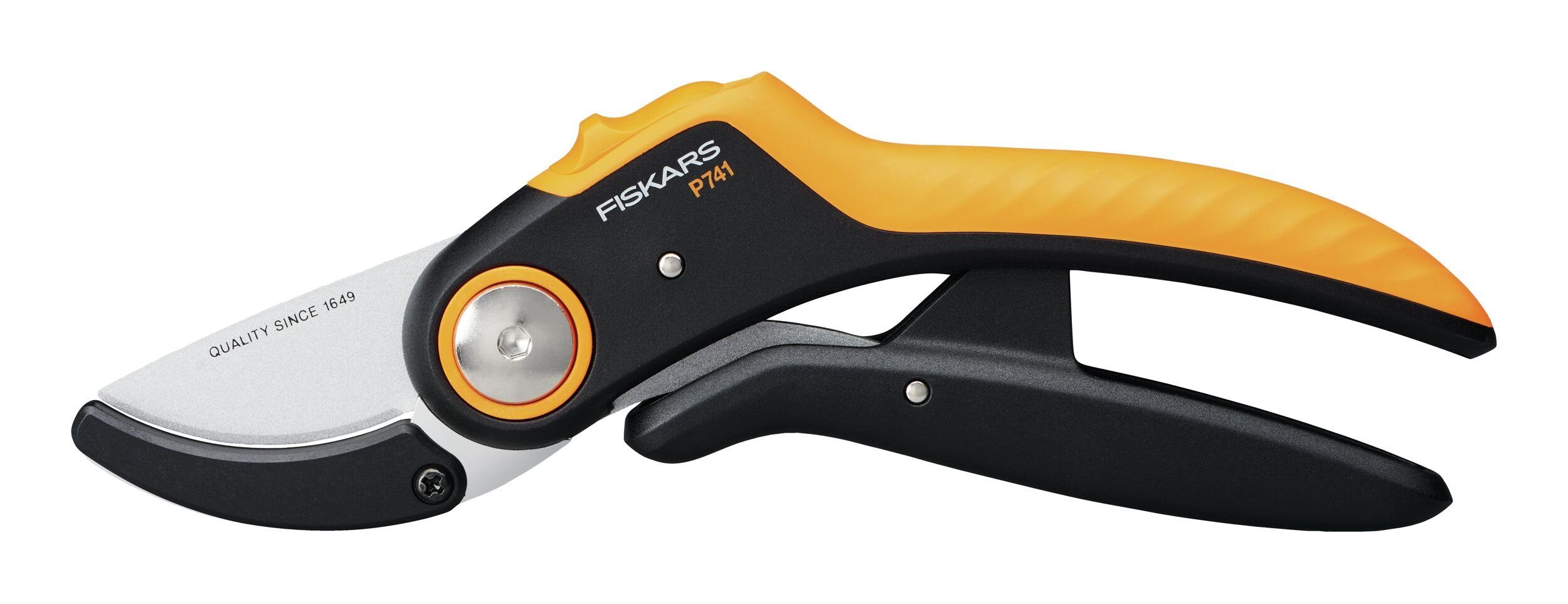 Fiskars Gartenschere Plus PowerLever Amboss P741