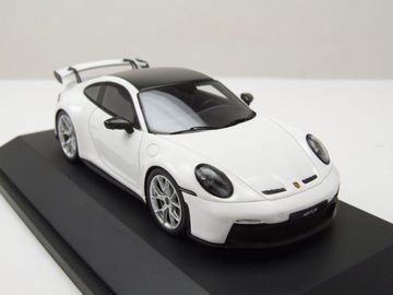 Schuco Modellauto Porsche 911 (992) GT3 weiß Modellauto 1:43 Schuco, Maßstab 1:43