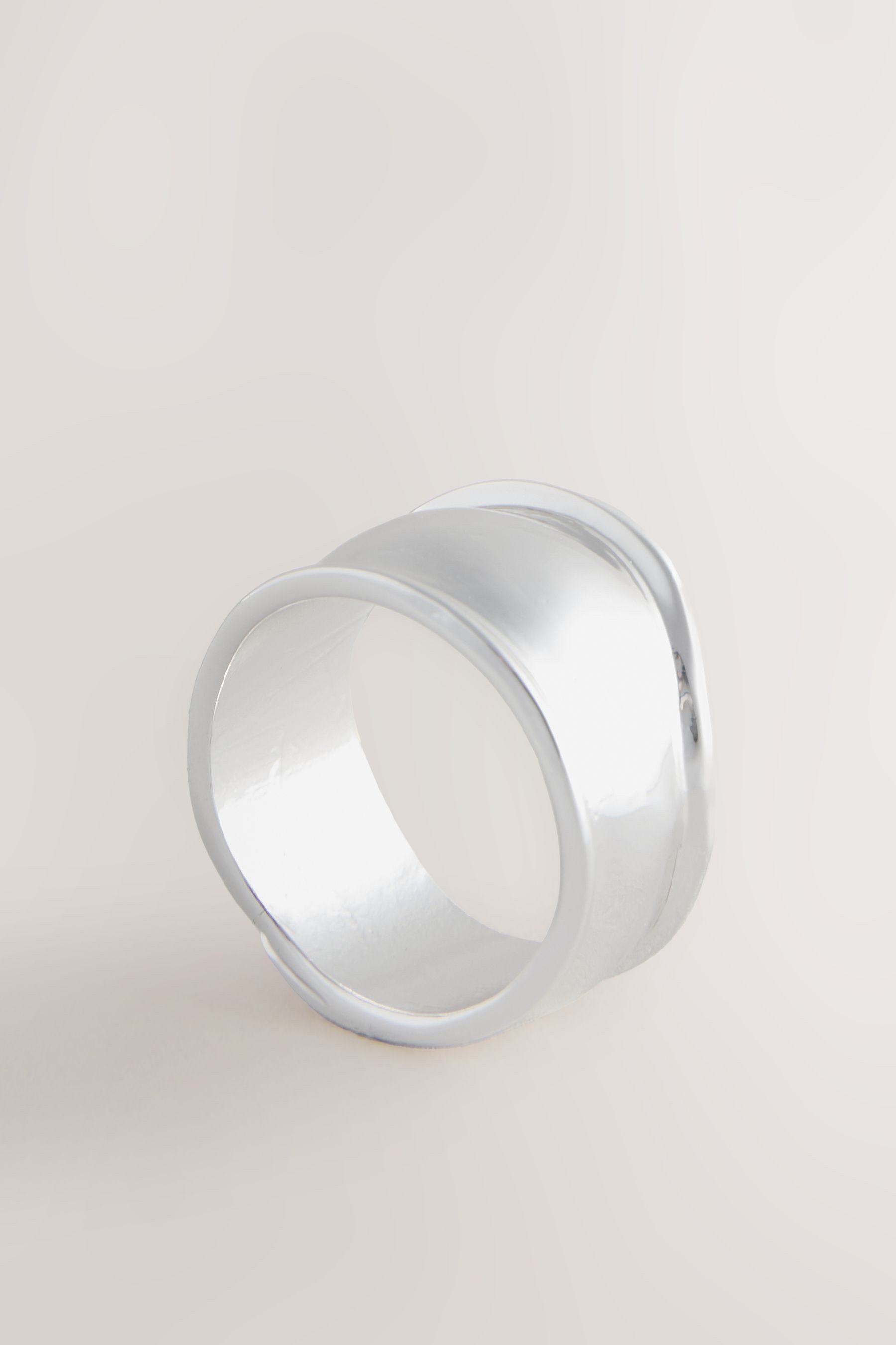 Next Fingerring Breiter, flacher Ring (1-tlg)