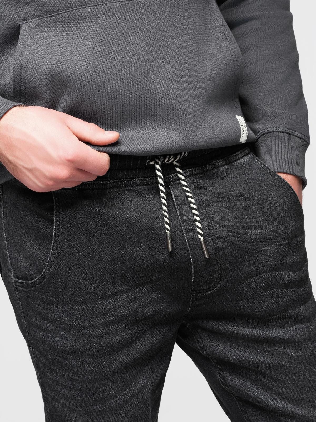 OMBRE Jeansjeggings Jeans-Jogger mit elastischem Bund