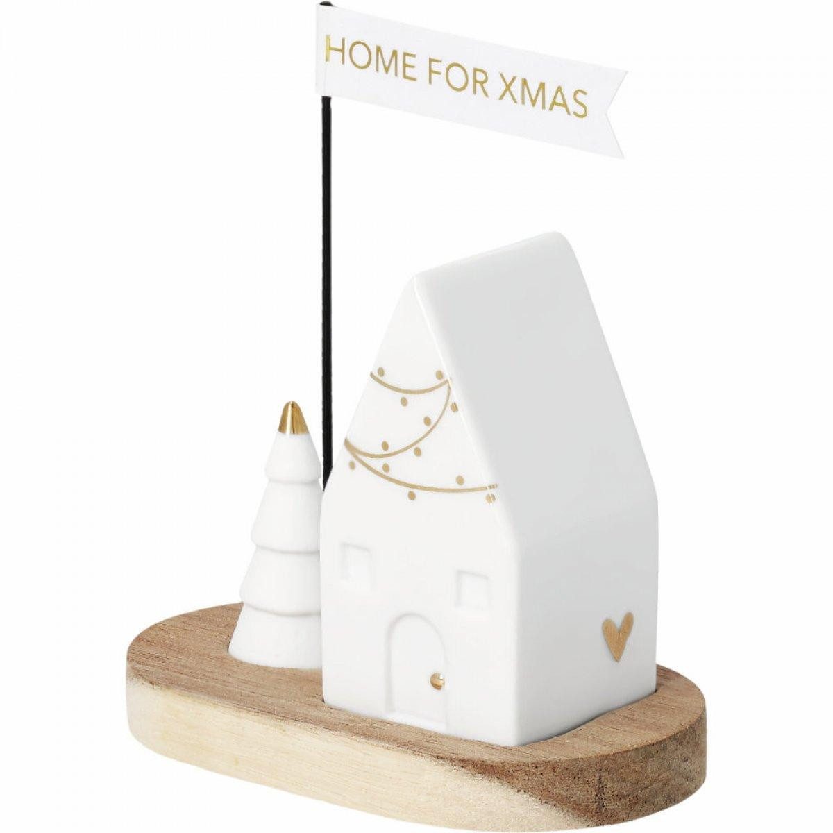Räder Dekofigur Design Mini-Dekofigur Weihnachtsgruß Home for Xmas