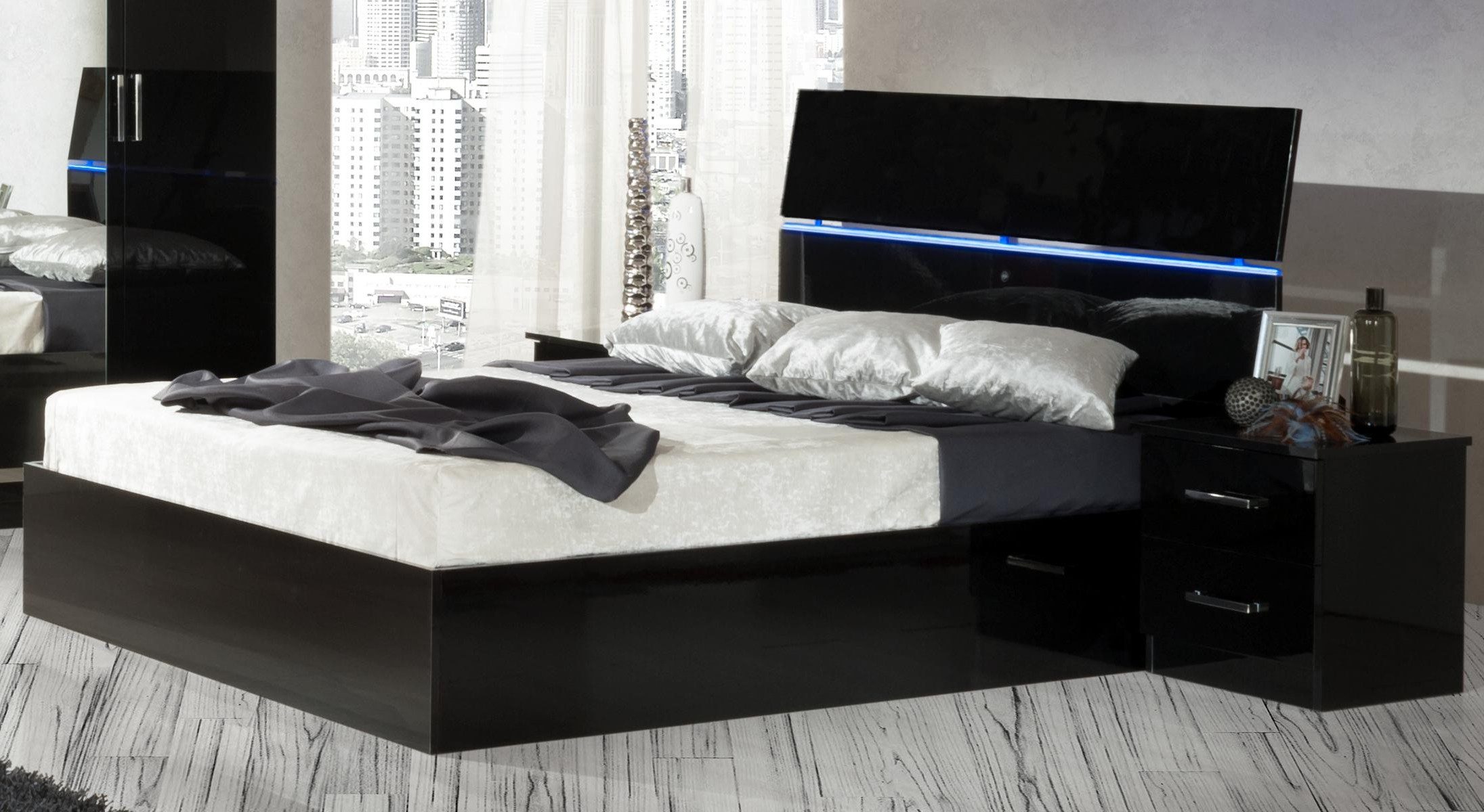 Xlmoebel Polsterbett Klassisches Hotelbett Doppelbett Modern mit gepolstertem Kopfteil (Hotelbett), Made in Europa