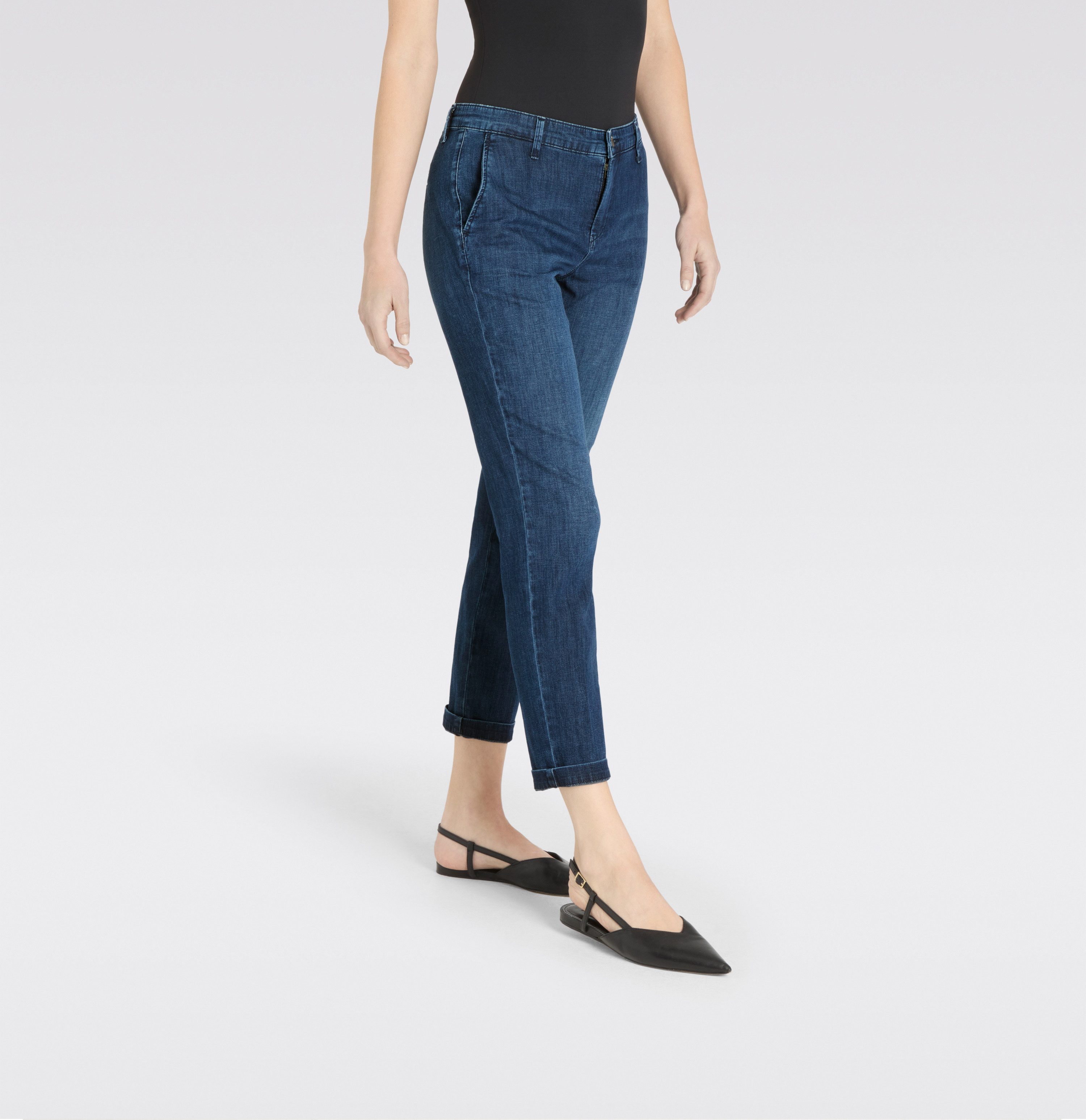 MAC Slim-fit-Jeans CHINO turn up im Five-Pocket Style