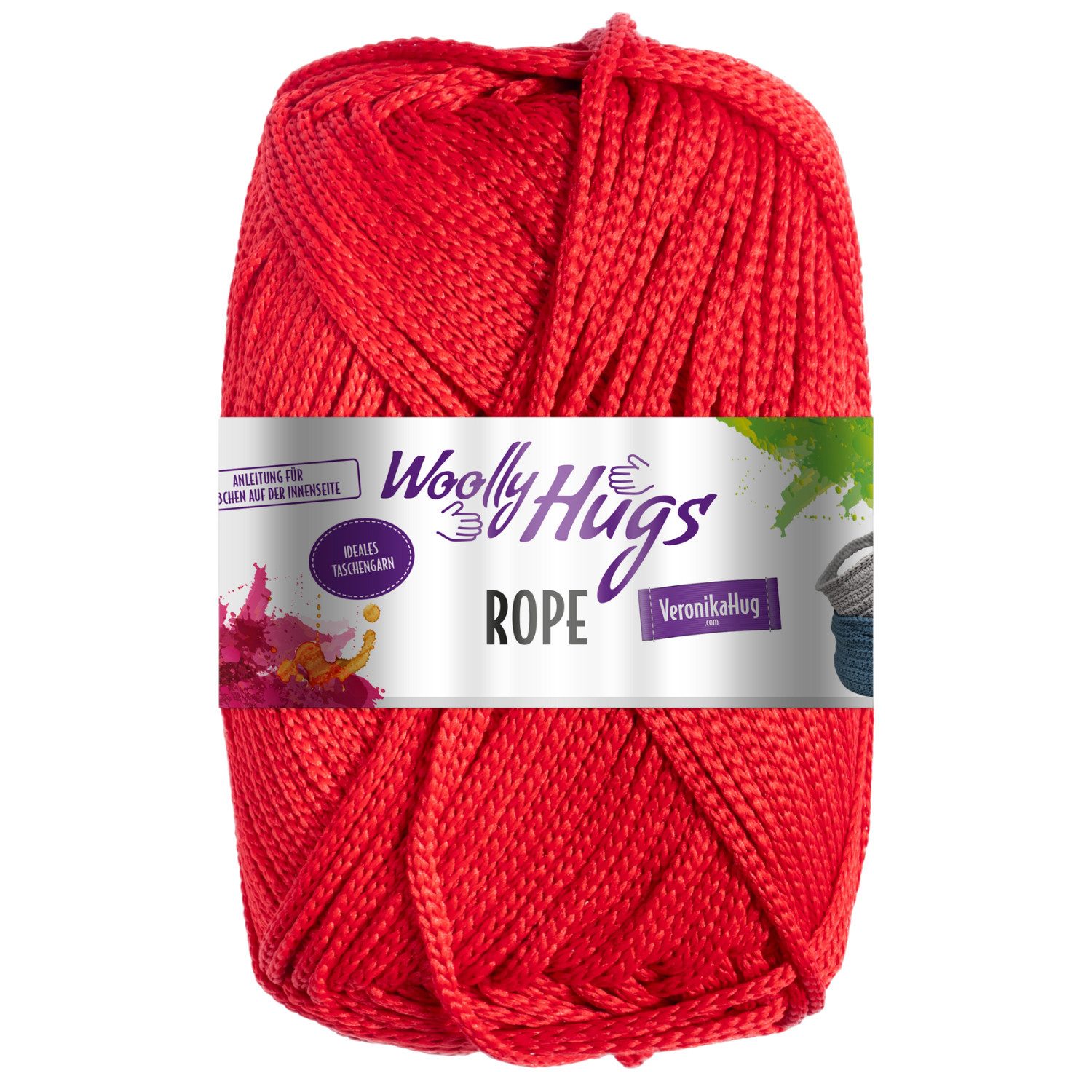Woolly Hugs Woolly Hugs ROPE 200 g vielseitiges und ideales Taschengarn 140 m Häkelwolle, 140 m (vielseitiges und ideales Taschengarn), 200 g