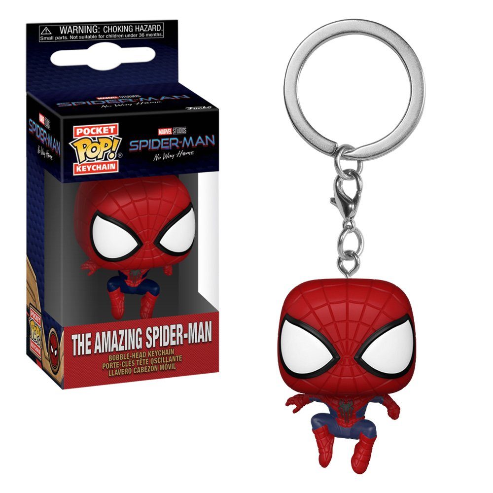 Funko Schlüsselanhänger Pocket POP! Leaping Home Spider-Man: Spider-Man - Way No