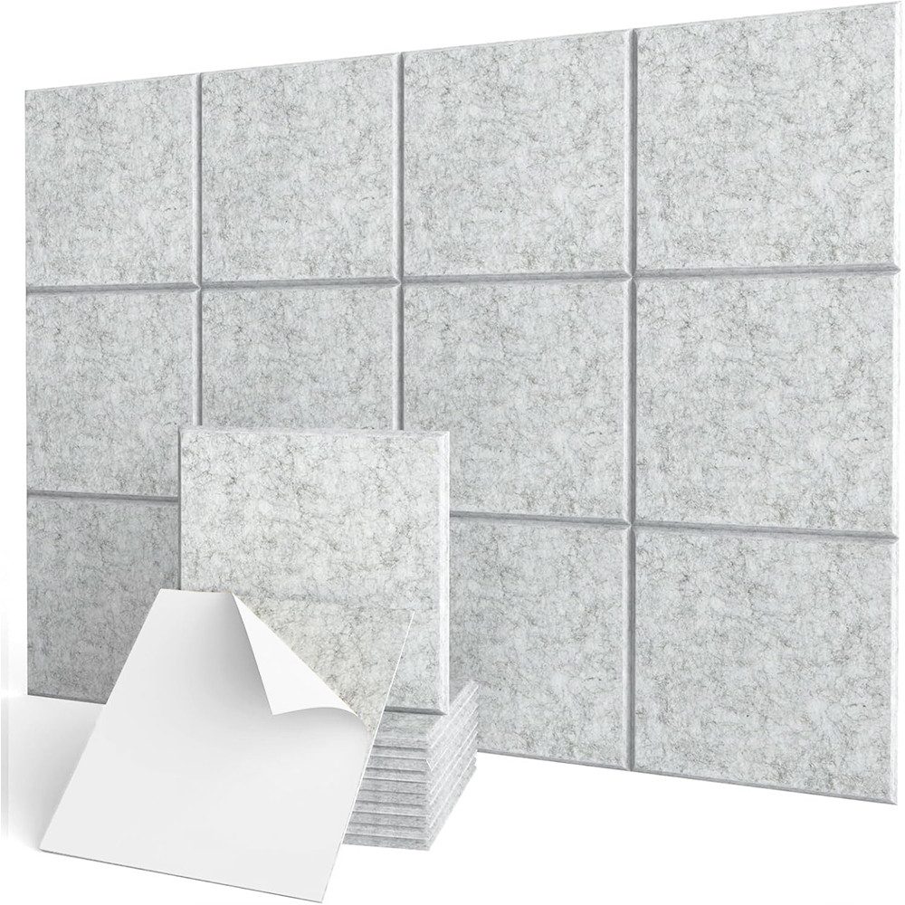 NUODWELL Akustikplatte 12 Stück Akustikplatten Selbstklebend, Hohe Dichte S günstig online kaufen