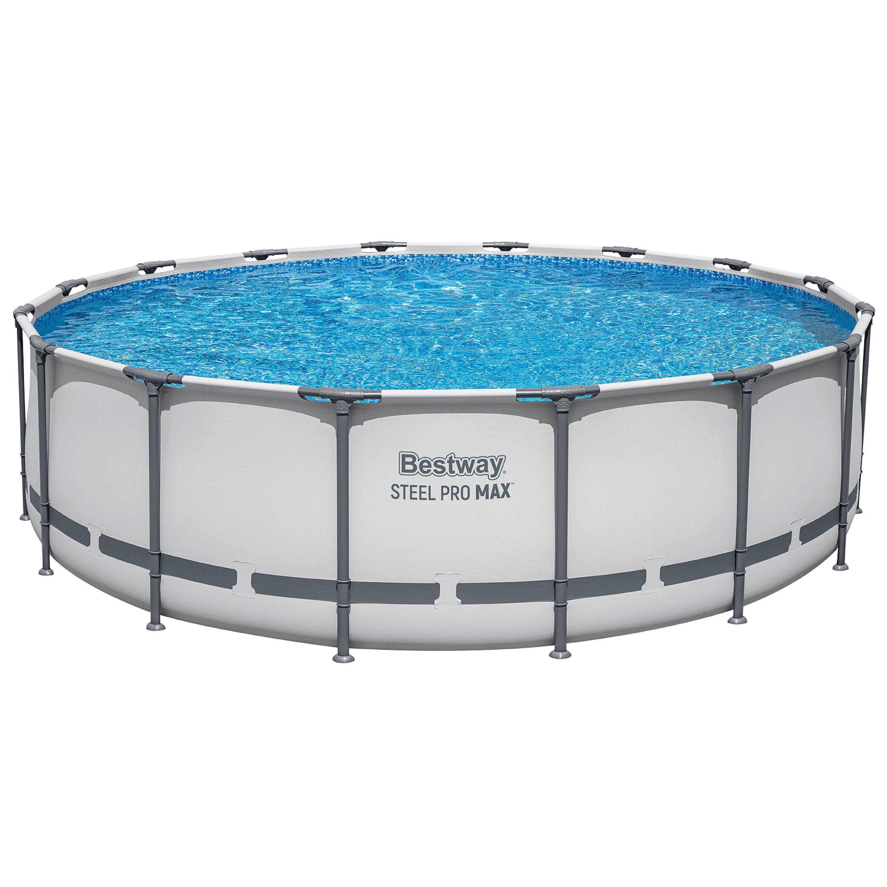 Bestway Framepool Steel Pro MAX™ (Packung, ohne Zubehör), Ø 488 x 122 cm