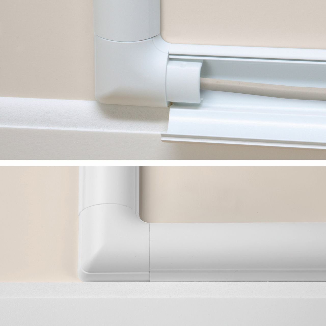 D-Line Design Kabelkanal D-Line Design Kabelkanal Zubehör-Set 30x15mm weiß