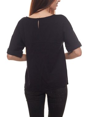 IMPERIAL Rundhalsshirt IMP by IMPERIAL Rundhals-Shirt zeitloses Damen Sommer T-Shirt Freizeit-Shirt Schwarz