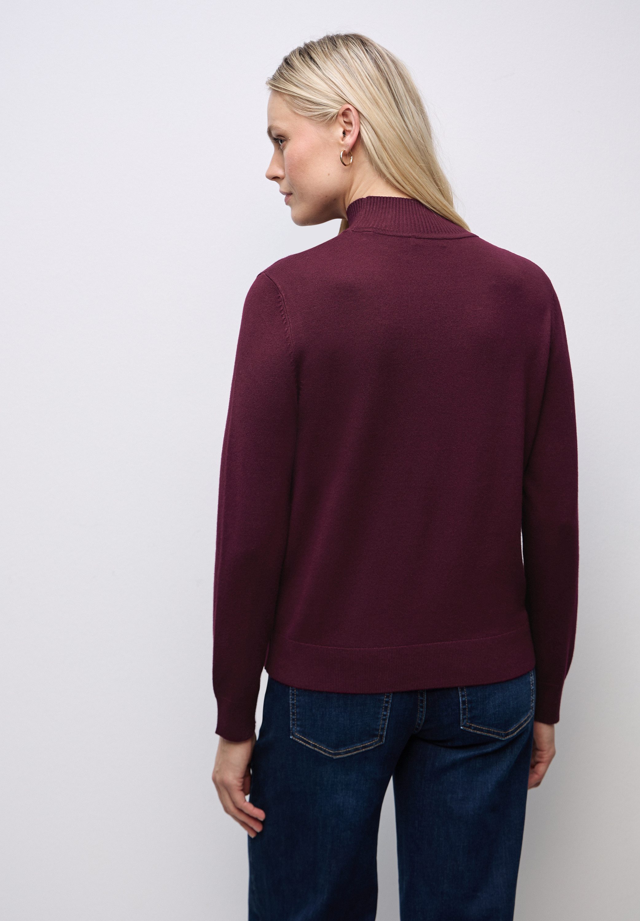 STREET ONE Rollkragenpullover Feinstrick