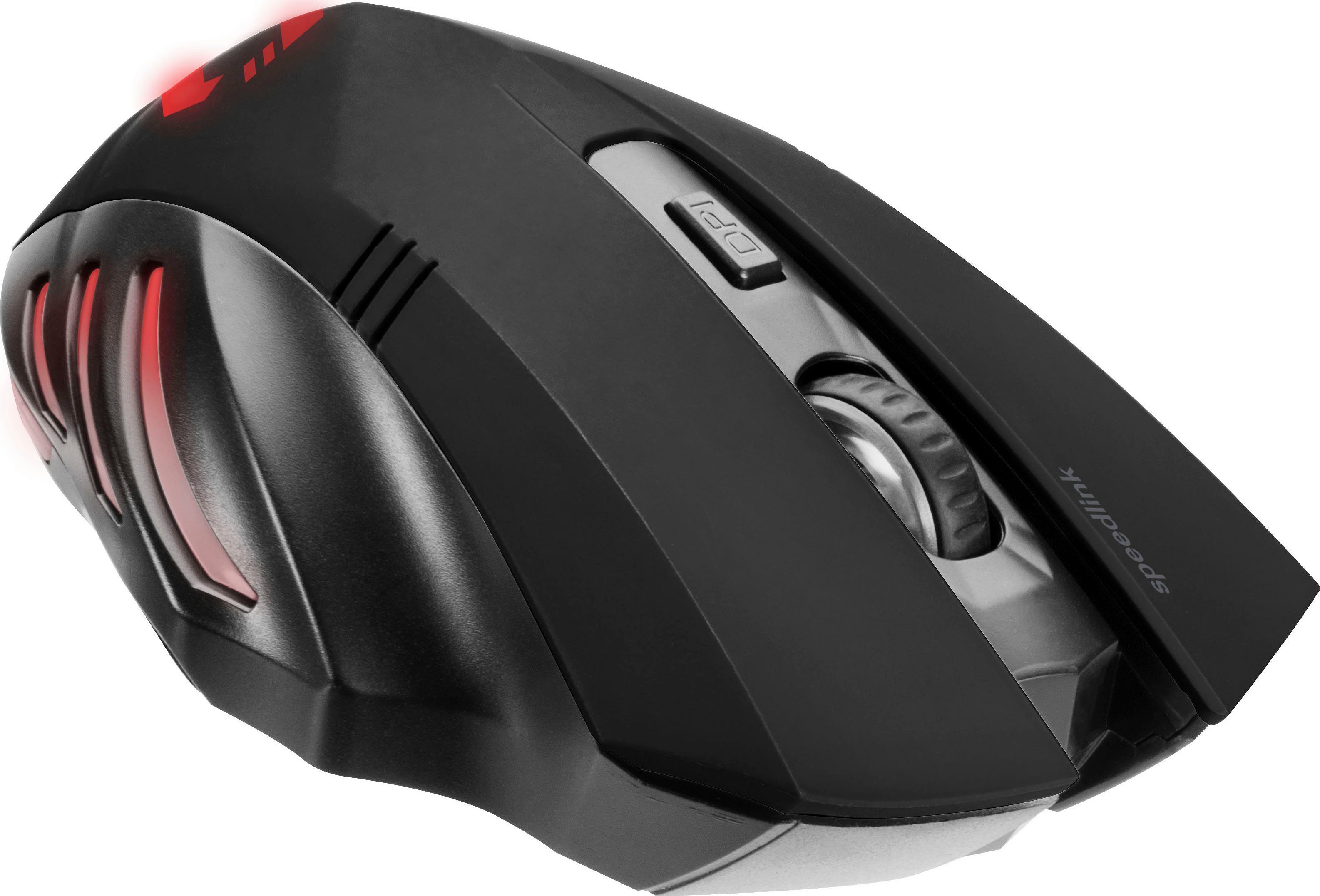 Speedlink FORTUS (Funk) Wireless rot schwarz Gaming-Maus