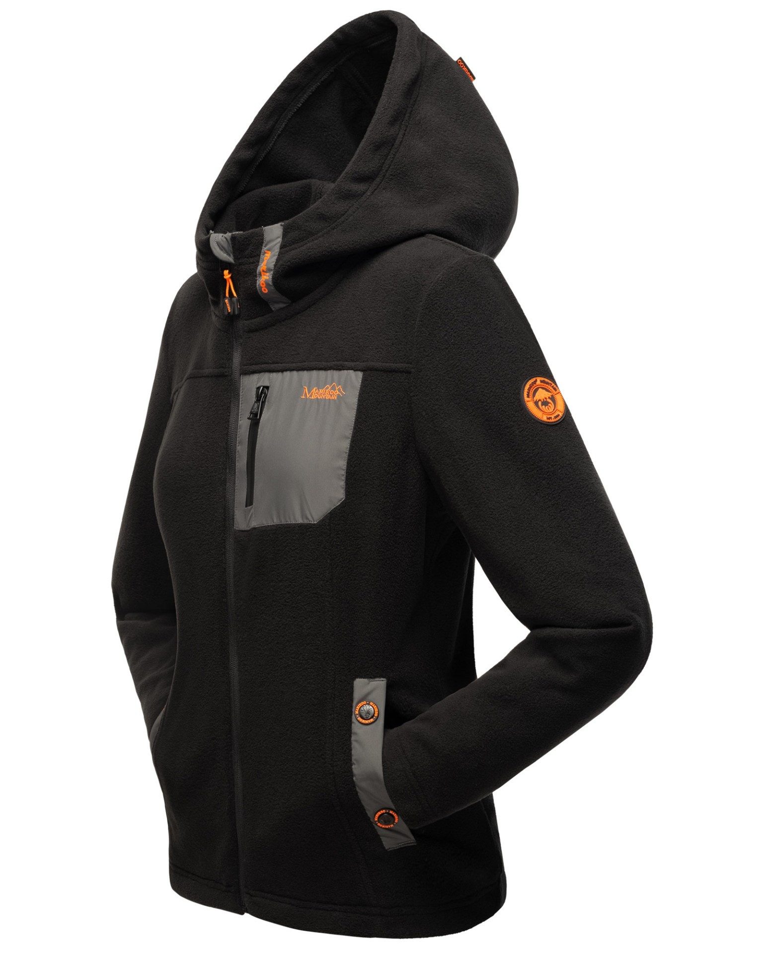 Marikoo Outdoorjacke mit wasserabweisendem Reißverschluss