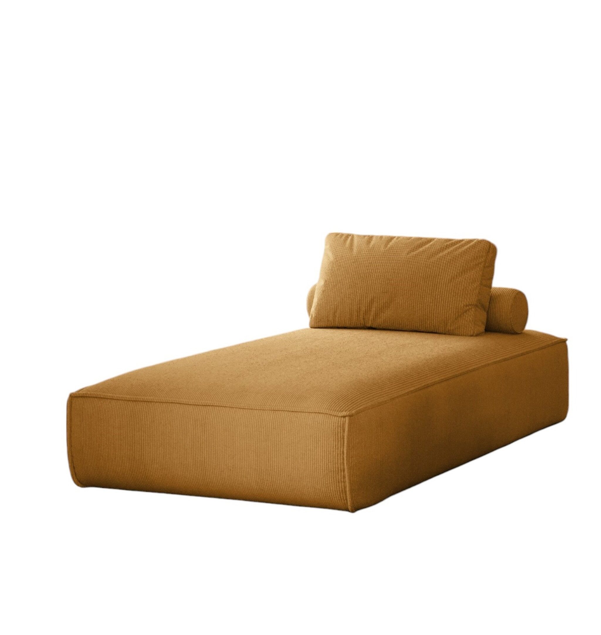 Fun Möbel Chaiselongue Liege Celes in Stoff, inkl. Rückenkissen