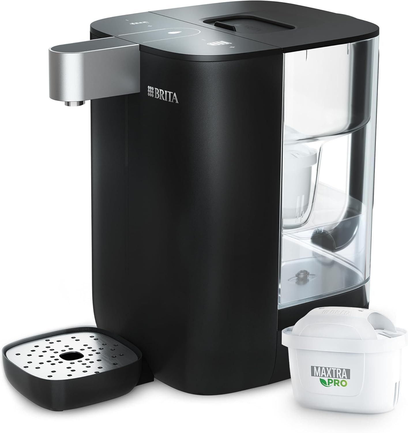 BRITA Heißwasserspender Cube inkl. Brita Wasserfilter, 4 l, 2150 W, MAXTRA PRO Filtartion, UV-C-Technologie, Temperatureinstellung