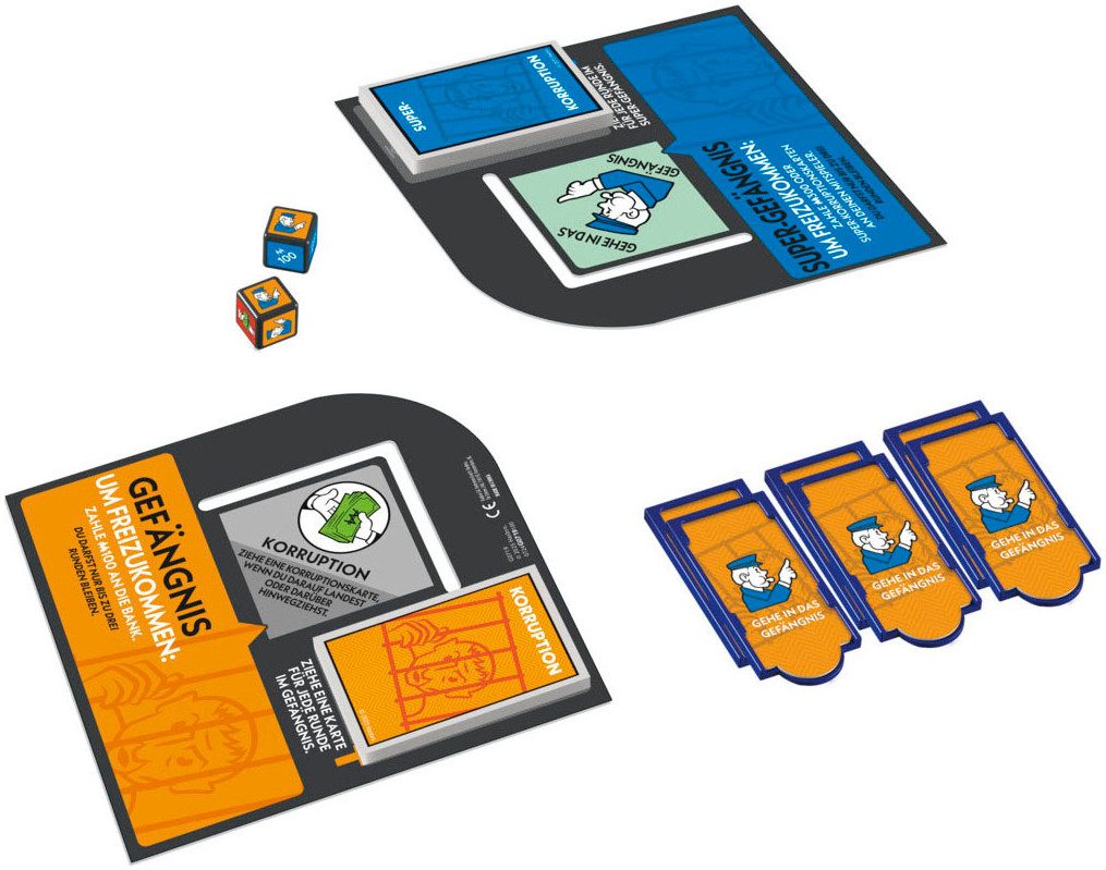 Hasbro Spiel Monopoly Ergänzung: Gehe in das Gefängnis, Familienspiel